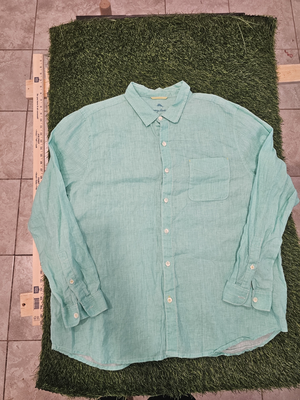 Tommy Bahama 100% Linen Long Sleeve Button-Down - XXL - Picture 2 of 9
